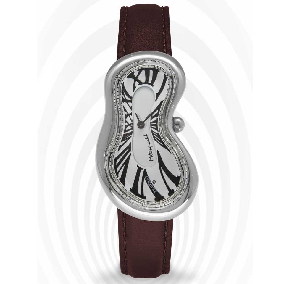 EXAEQUO - OROLOGIO MELTING SILVER WHITE