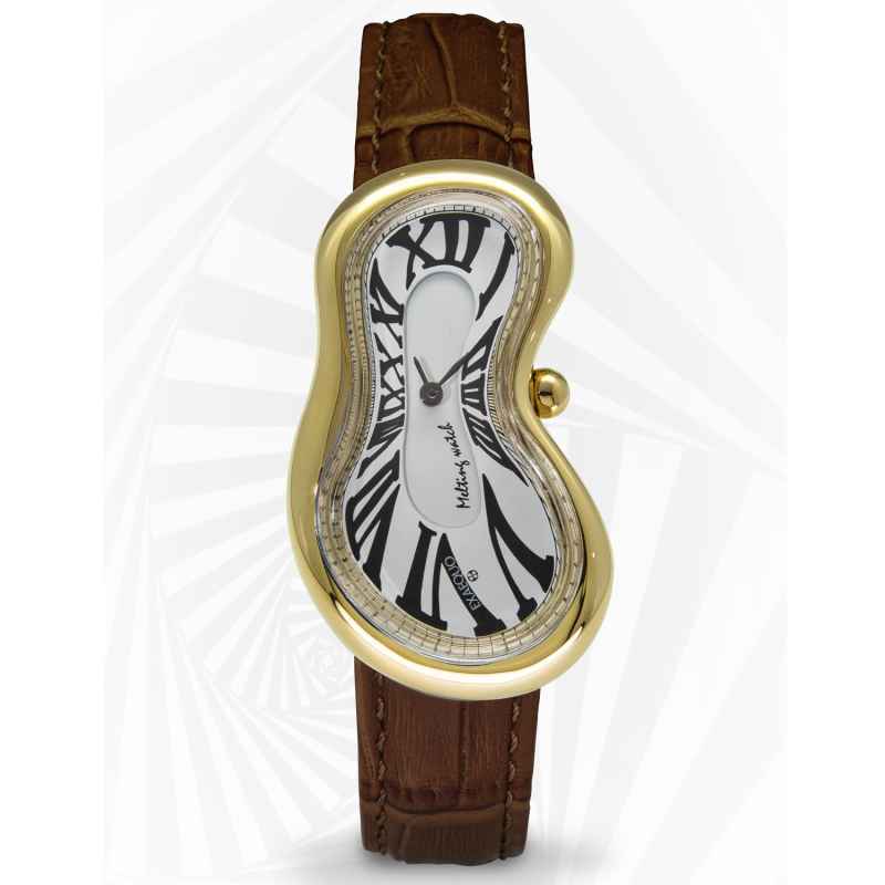 EXAEQUO - OROLOGIO MELTING GOLD WHITE