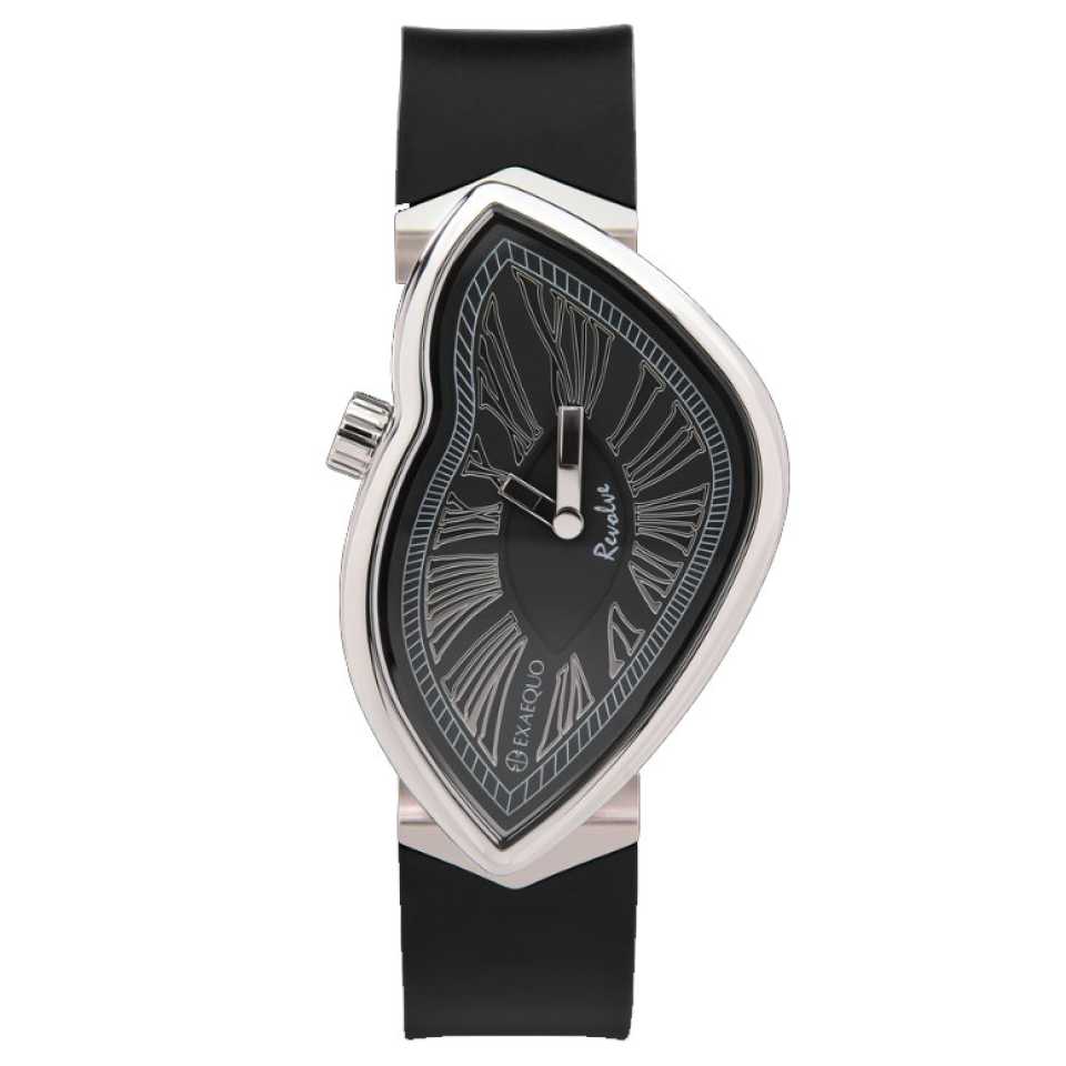 EXAEQUO - REVOLVE BLACK STEEL WATCH