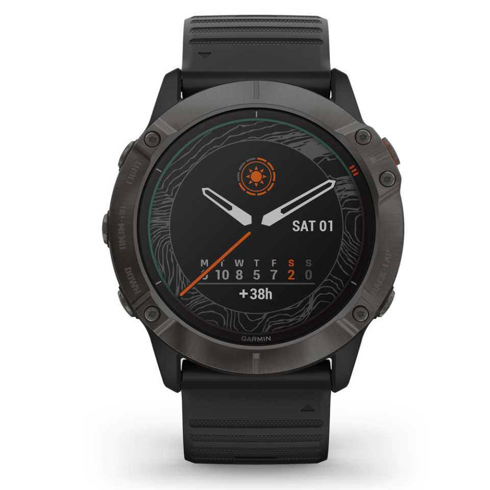 GARMIN - OROLOGIO FENIX 6X - PRO SOLAR EDITION NERO