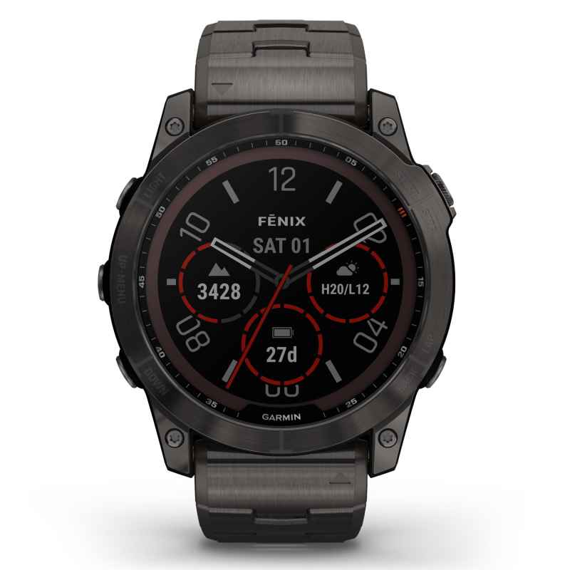 GARMIN - FENIX 7X SAPPHIRE SOLAR WATCH 010-02541-27