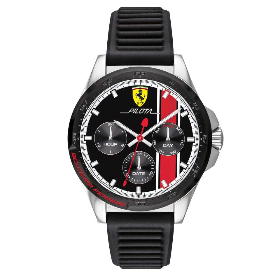 FERRARI - OROLOGIO SCUDERIA MULTIFUNZIONE PILOTA