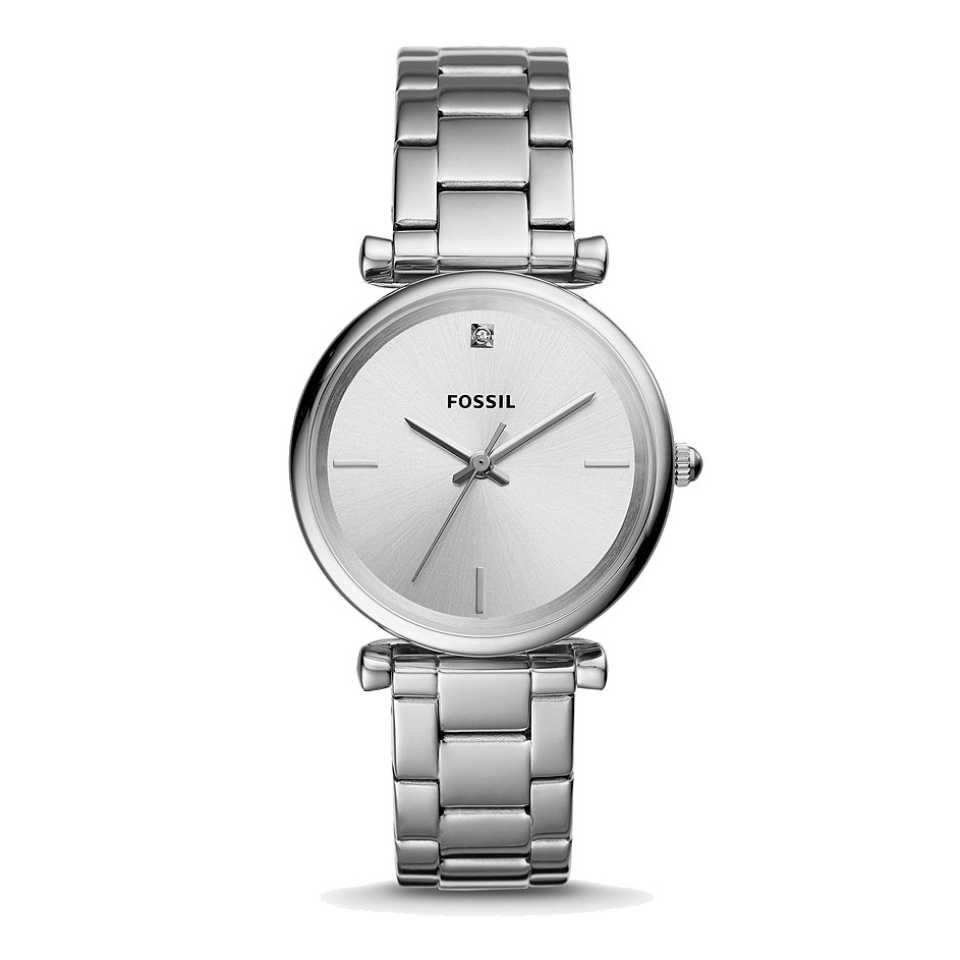 FOSSIL - OROLOGIO CARBON ACCIAIO