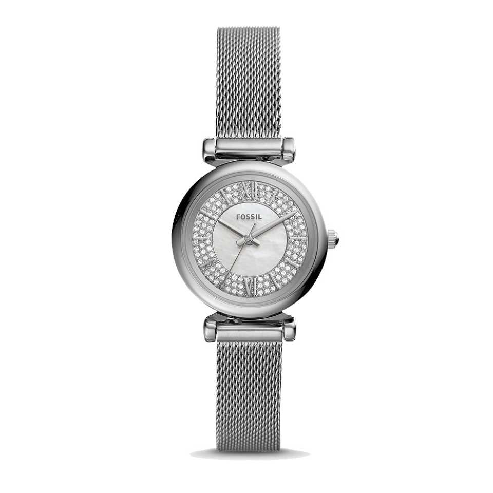 FOSSIL - OROLOGIO CARLIE ARGENTO