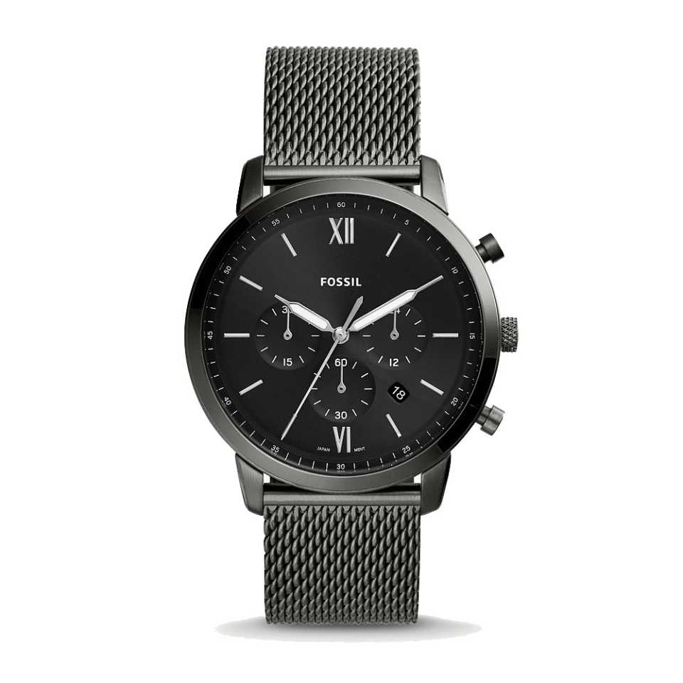 FOSSIL - OROLOGIO CRONOGRAFO NEUTRA GRIGIO FUMO