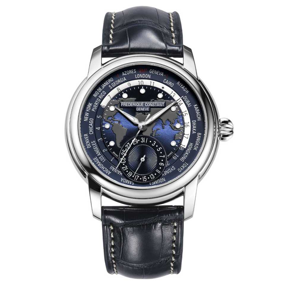 FREDERIQUE CONSTANT - CLASSIC WORLDTIMER MANUFACTURE WATCH FC-718NWM4H6