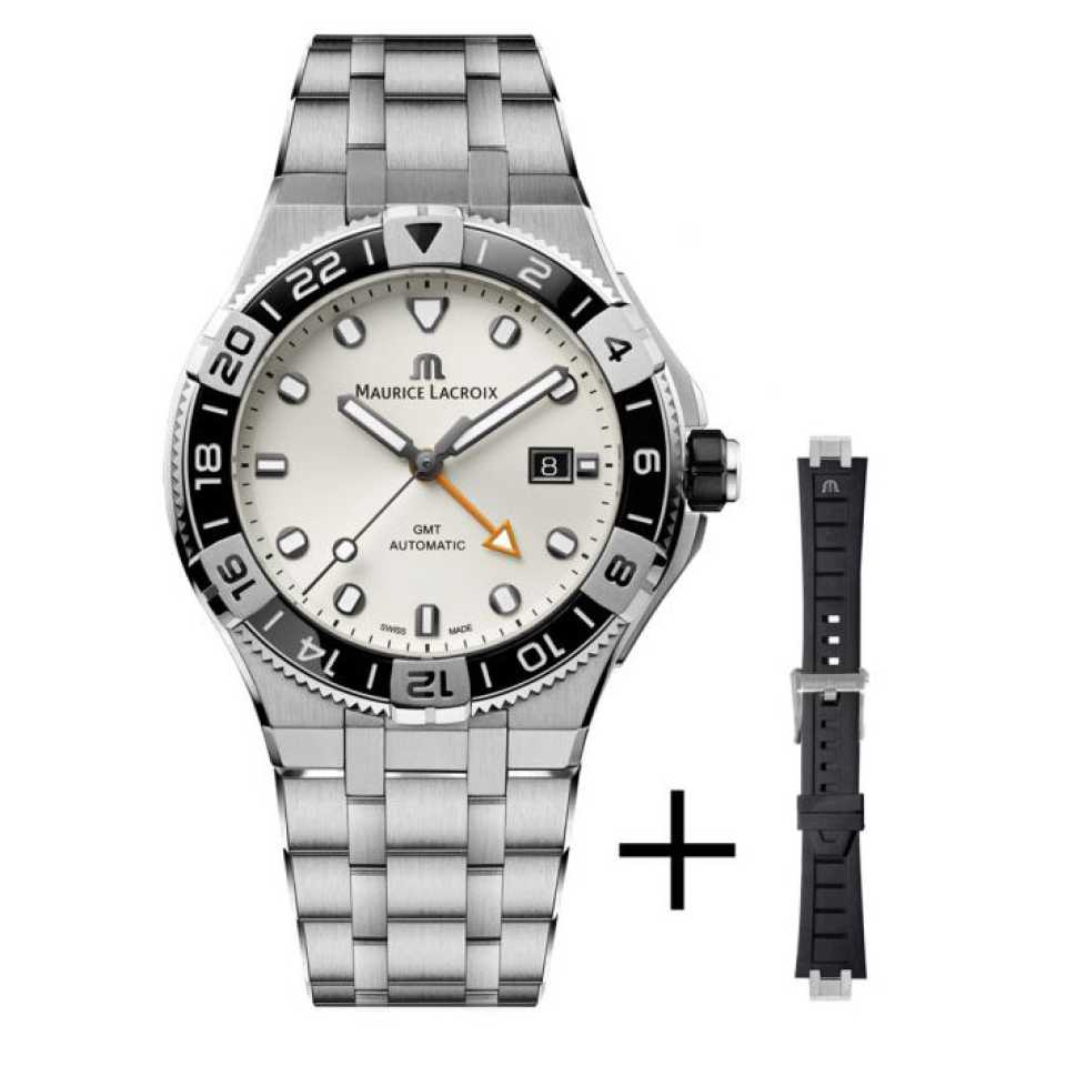 MAURICE LACROIX - AIKON VENTURER GMT 43 MM WATCH AI6158-SS00F-130-A