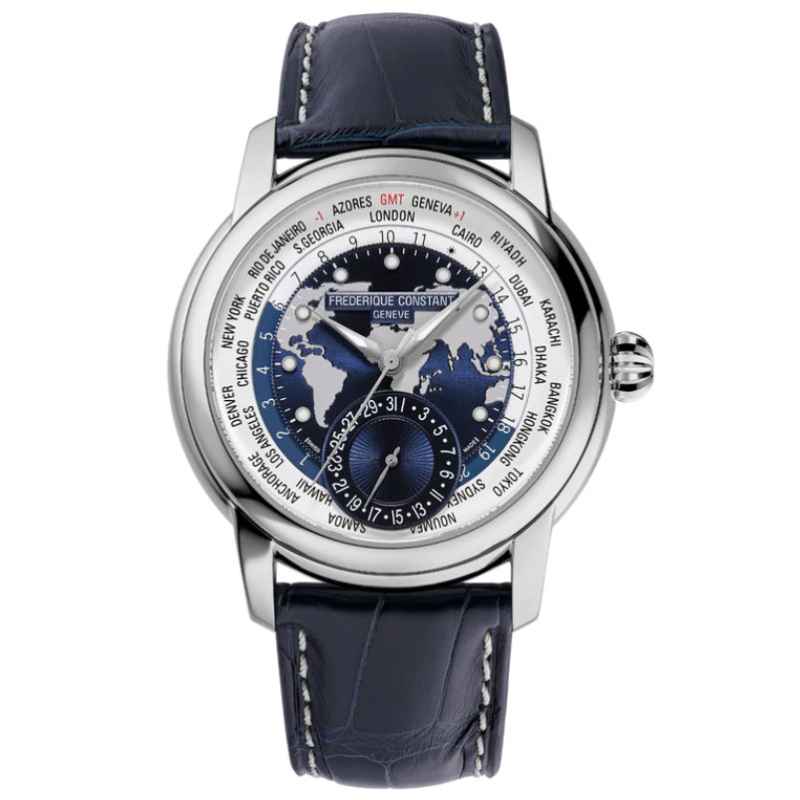 FREDERIQUE CONSTANT - CLASSICS WORLDTIMER MANUFACTURE FC-718NWWM4H6 WATCH