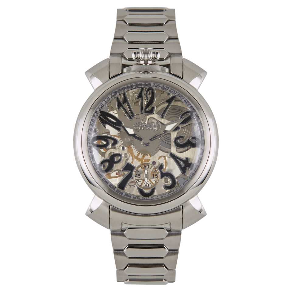 GAGA' MILANO - MANUAL 44 MM 4310SK01S0STST0 WATCH