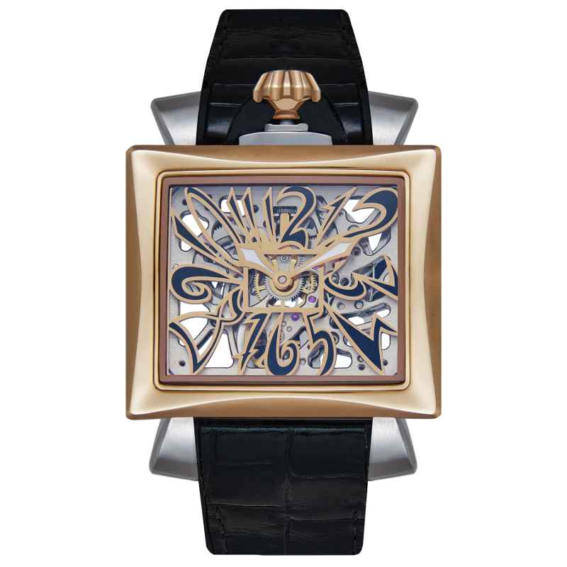 GAGA' MILANO - OROLOGIO NAPOLEONE 9001NS01SRYLBK0