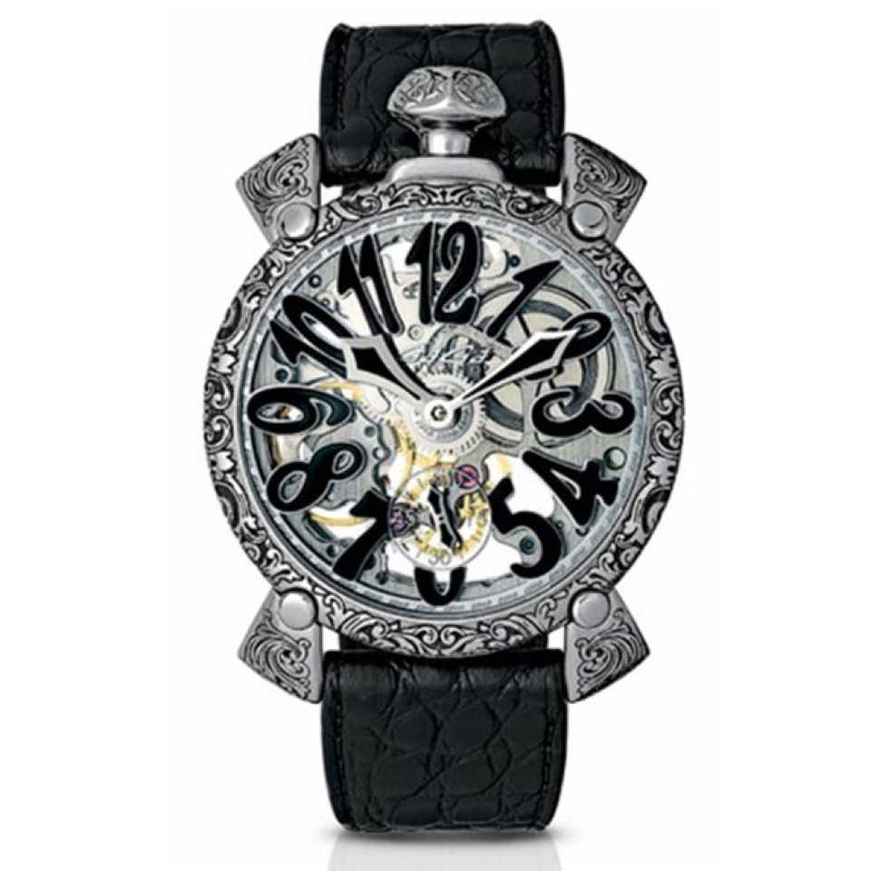 GAGA' MILANO - OROLOGIO SKULLPTURE - ACCIAIO