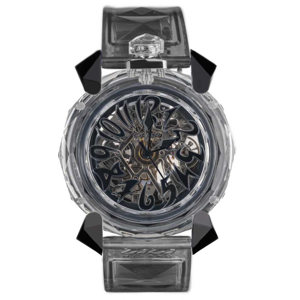 GAGA' MILANO - OROLOGIO CRYSTAL NERO 8063CY01UGSRBK0