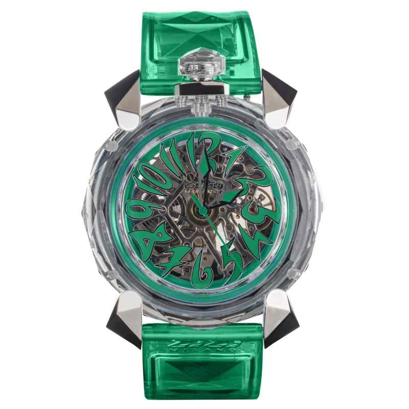 GAGA' MILANO - OROLOGIO CRYSTAL VERDE 8060CY04SGSRGR0