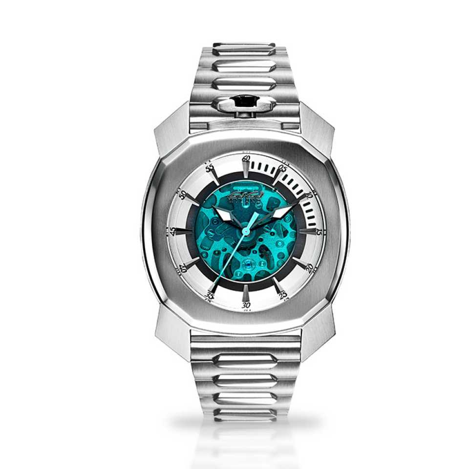 GAGA' MILANO - OROLOGIO FRAME ONE - ACCIAIO AUTOMATICO