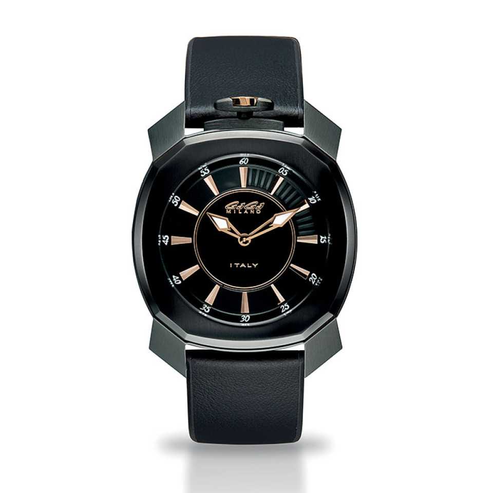 GAGA' MILANO - FRAME ONE BLACK QUARTZ | Grimoldi Watches