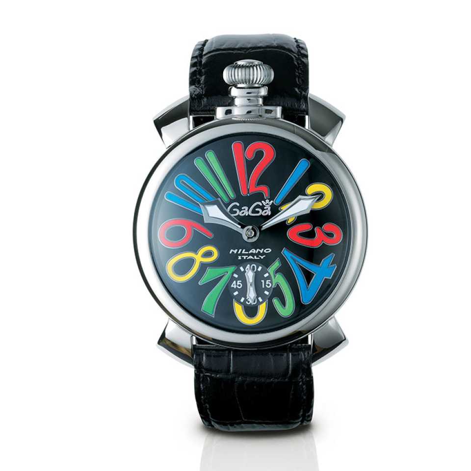 GAGA' MILANO - MANUAL WATCH 48 MM BLACK 5010.02S