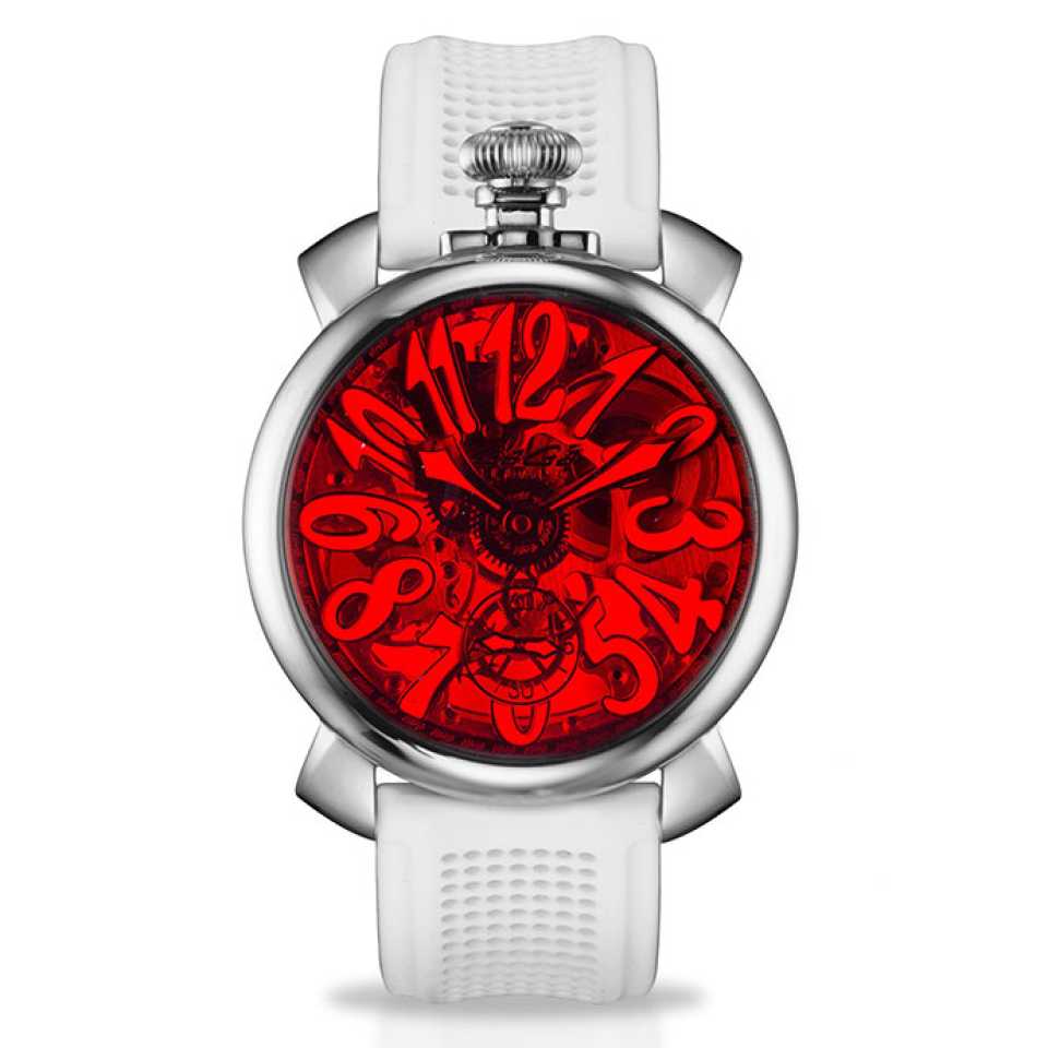 GAGA' MILANO - OROLOGIO SKELETON 48 MM - ACCIAIO VAMPIRE 5310CG01S0SYWH0