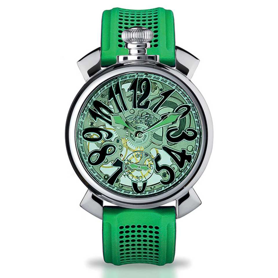 GAGA' MILANO -  SKELETON 48 MM WATCH 5310CG03K0SYGR0