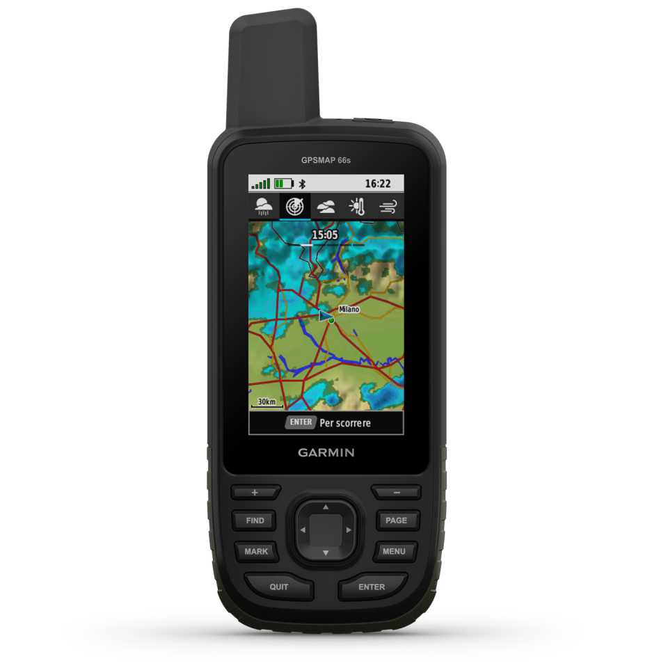 GARMIN - GPSMPAP 66S BLACK