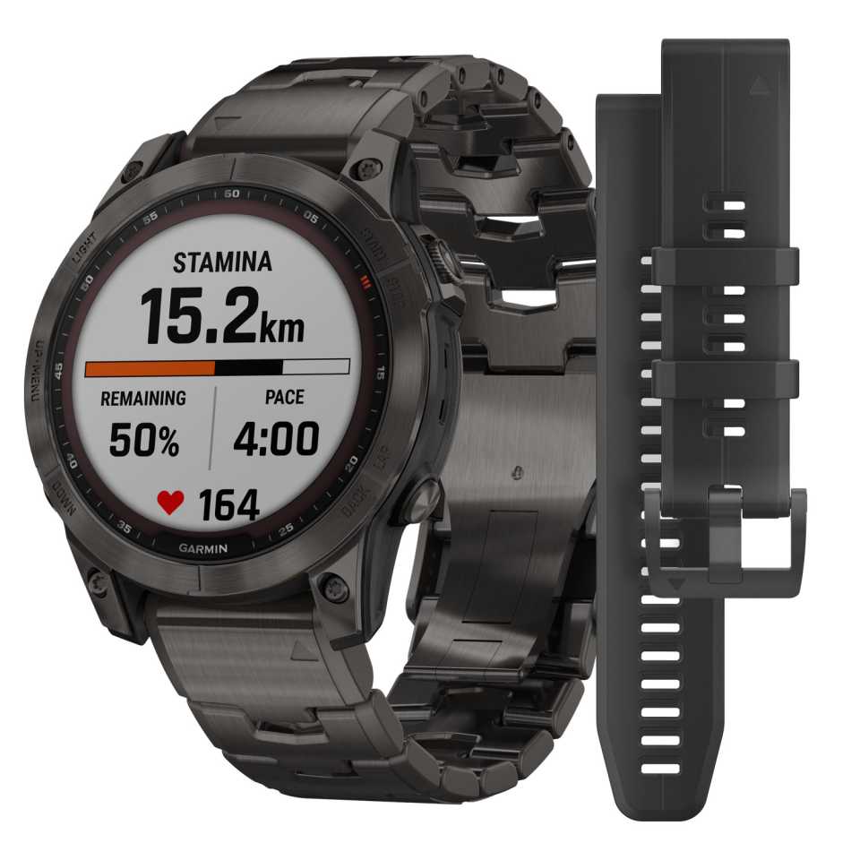 GARMIN - FENIX 7 SOLAR SAPPHIRE CARBON GREY 010-02540-39