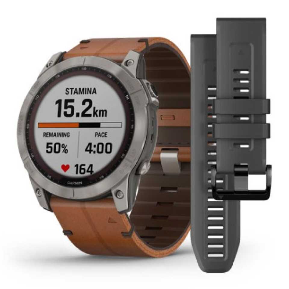 GARMIN - OROLOGIO FENIX 7X SOLAR SAPPHIRE TITANIUM 010-02541-19