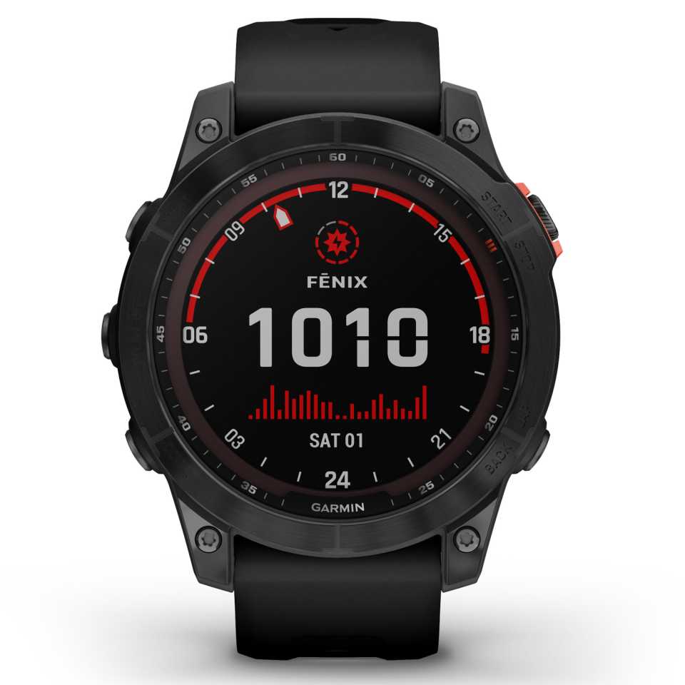 GARMIN - OROLOGIO FENIX 7 SOLAR SLATE GREY & BLACK 010-02540-11