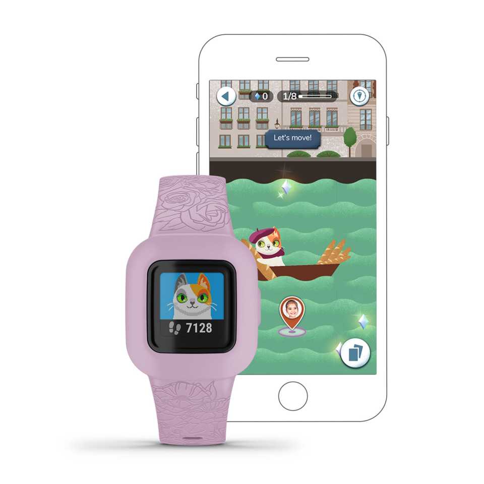 GARMIN - OROLOGIO VIVOFIT JR.3 LILLAC FLORAL