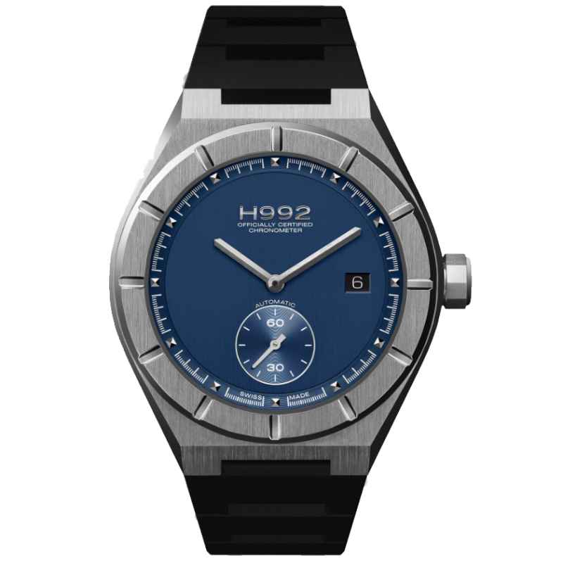 H992 - OROLOGIO H1 BLUE SILVER RUBBER (CLONE)