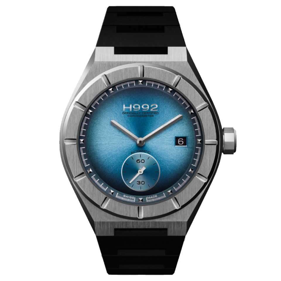 H992 - OROLOGIO H1 BLUE CELESTIAL SILVER RUBBER