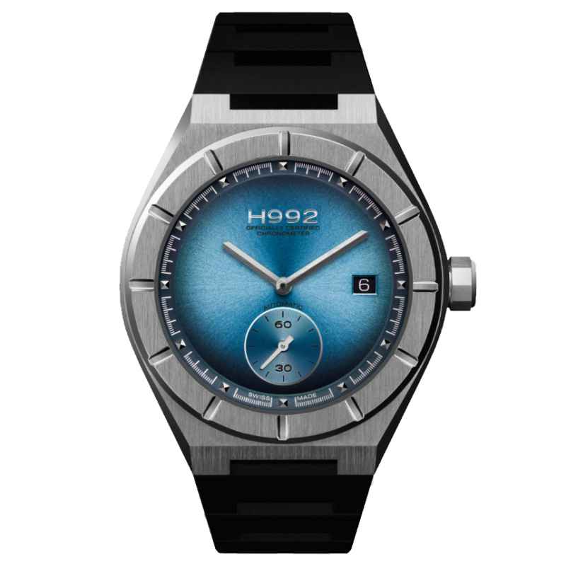H992 - OROLOGIO H1 BLUE CELESTIAL SILVER RUBBER