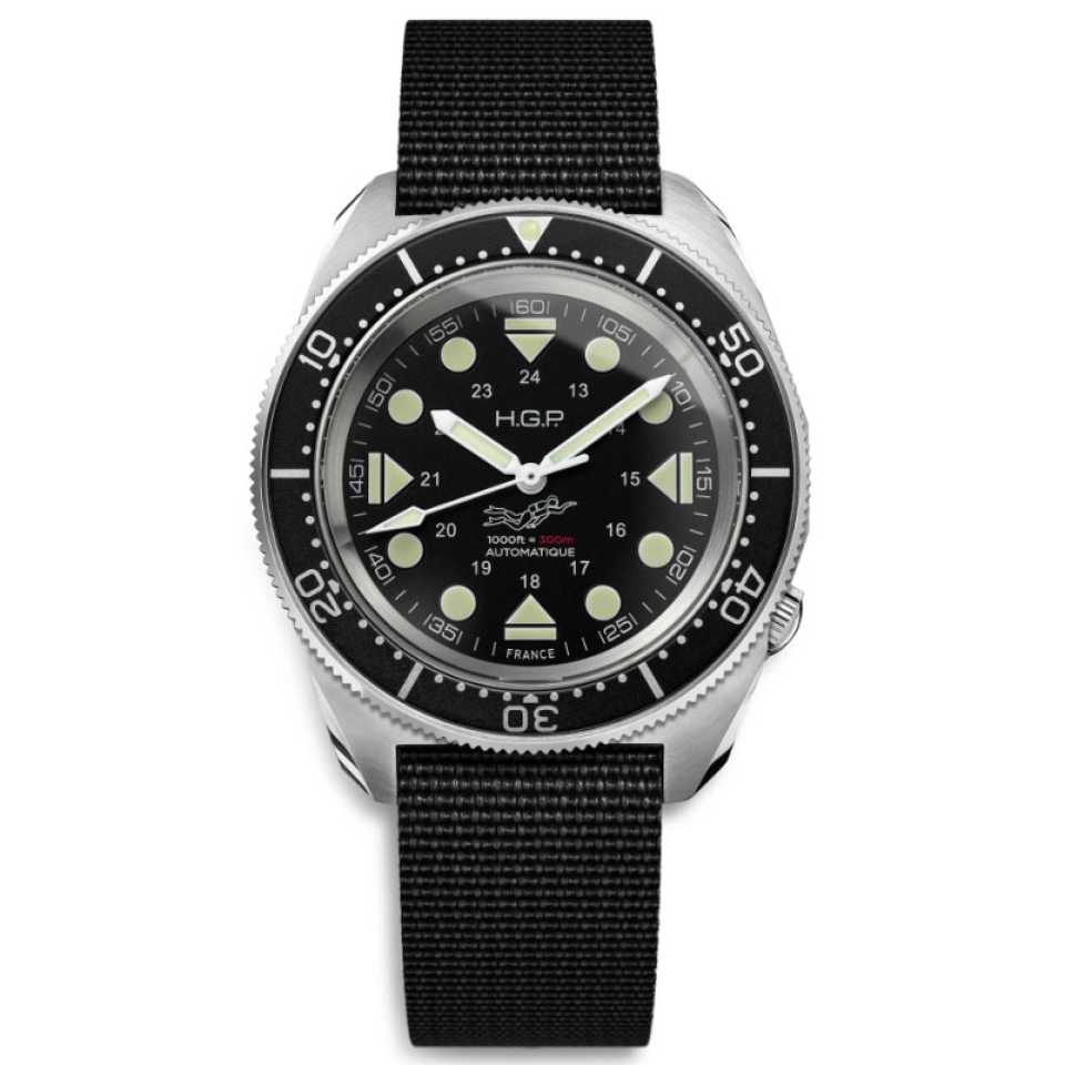 HGP - OROLOGIO DIVER COMMANDO DIVER 300M NYLON