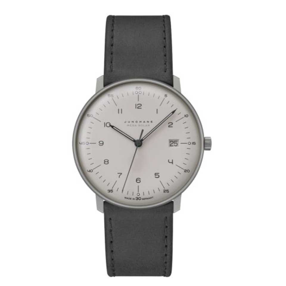 JUNGHANS - OROLOGIO MAX BILL MEGA SOLAR GRIGIO