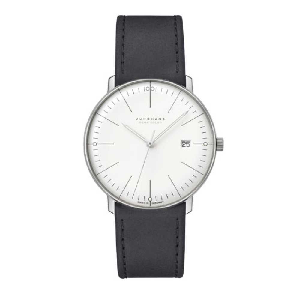 JUNGHANS - OROLOGIO MAX BILL MEGA SOLAR RADICONTROLLATO