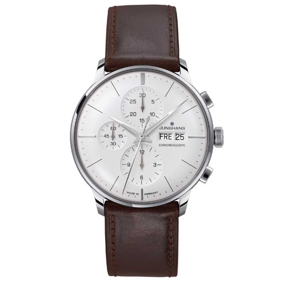 JUNGHANS - MEISTER CHRONOSCOPE DATE ENGLISH 027/4120.03 WATCH