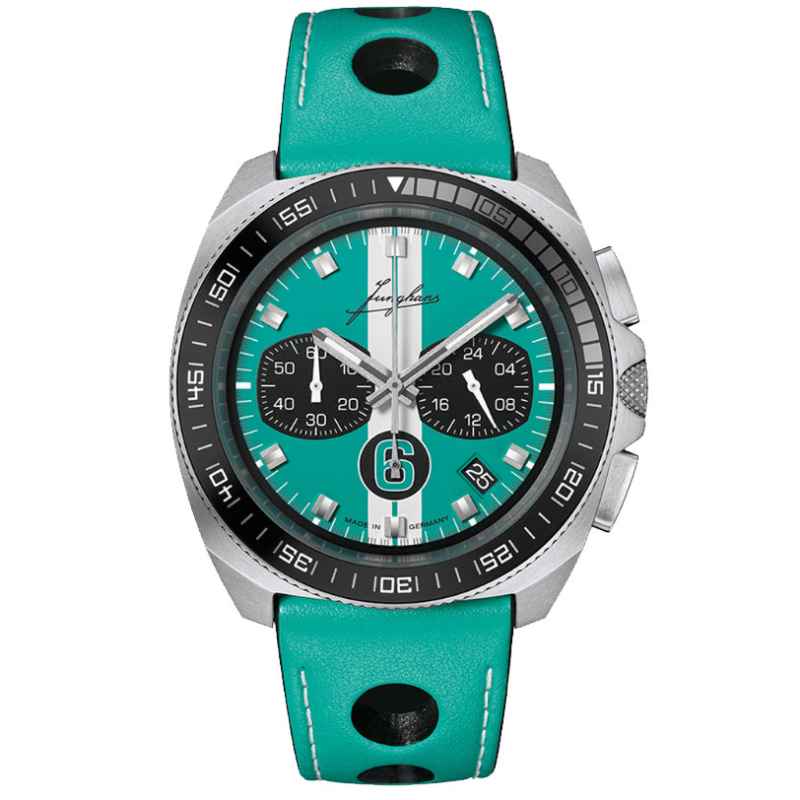 JUNGHANS - OROLOGIO 1972 CHRONOSCOPE SPORT EDITION TURCHESE