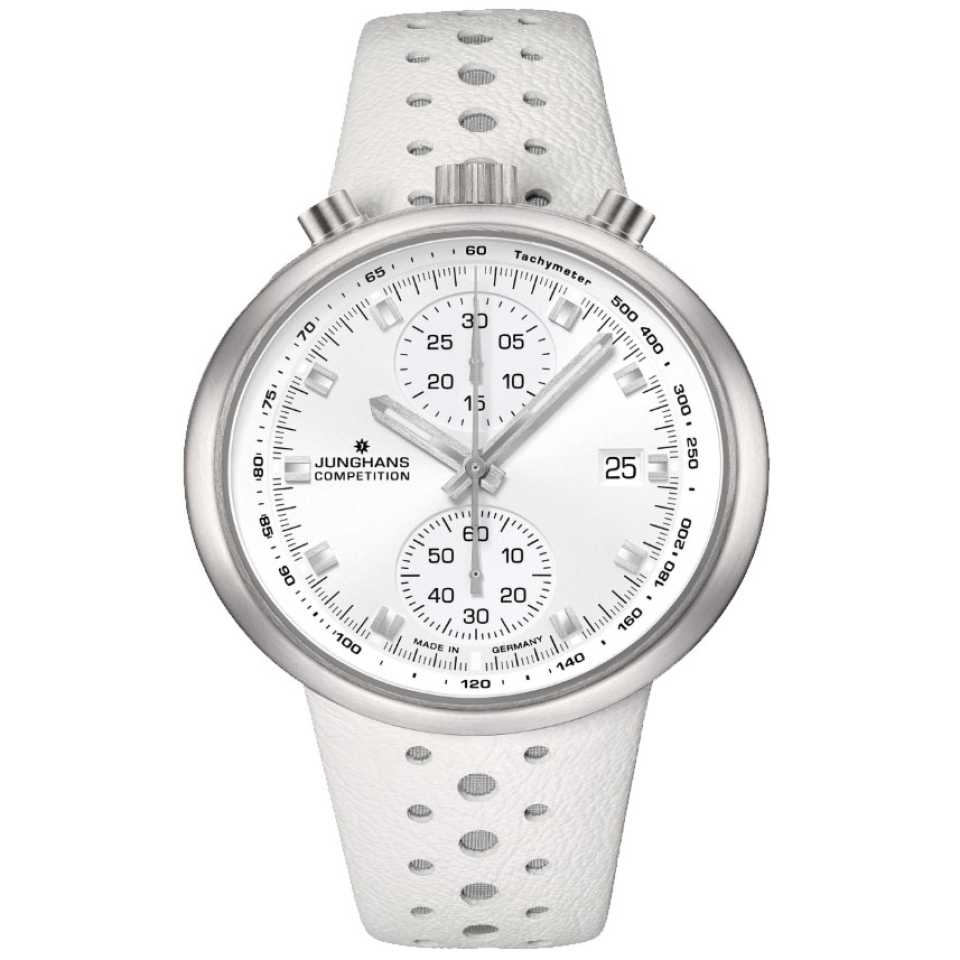 JUNGHANS - 1972 COMPETITION WHITE WATCH