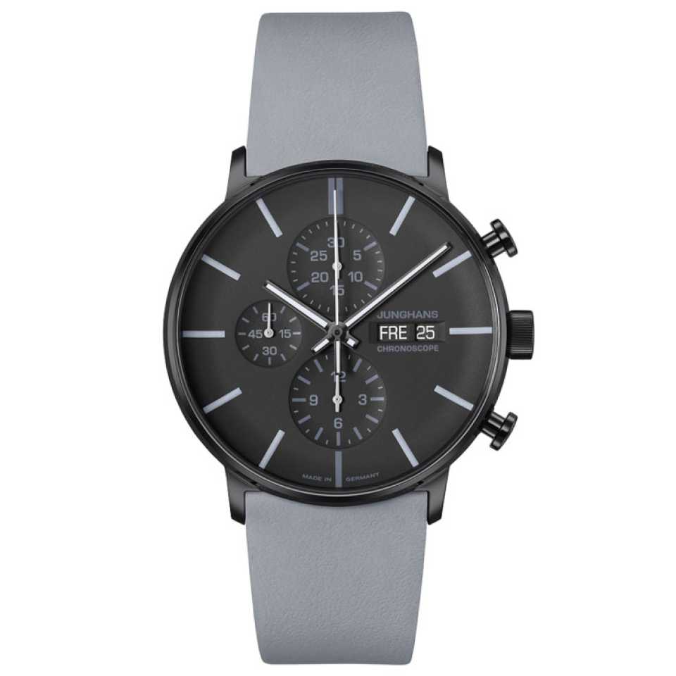 JUNGHANS - FORM A CHRONOSCOPE 027/4371.01 WATCH