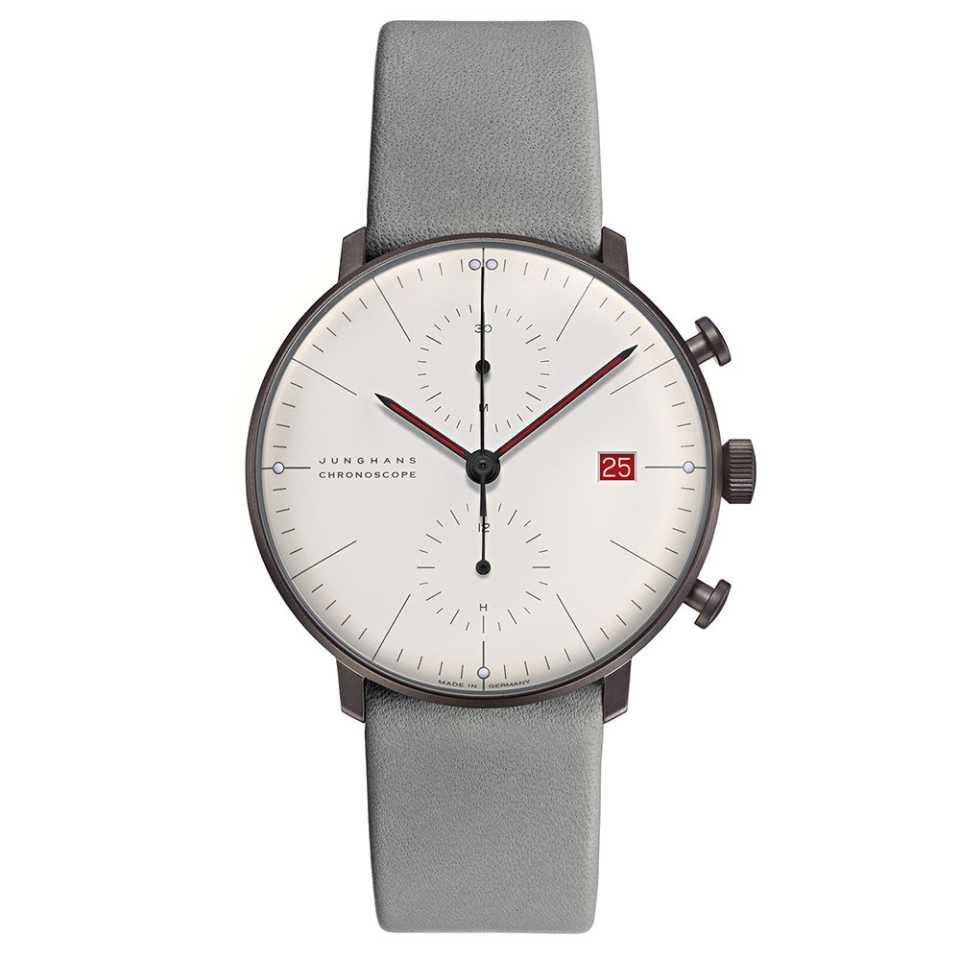 JUNGHANS - OROLOGIO MAX BILL CHRONOSCOPE 100 JAHRE BAUHAUS