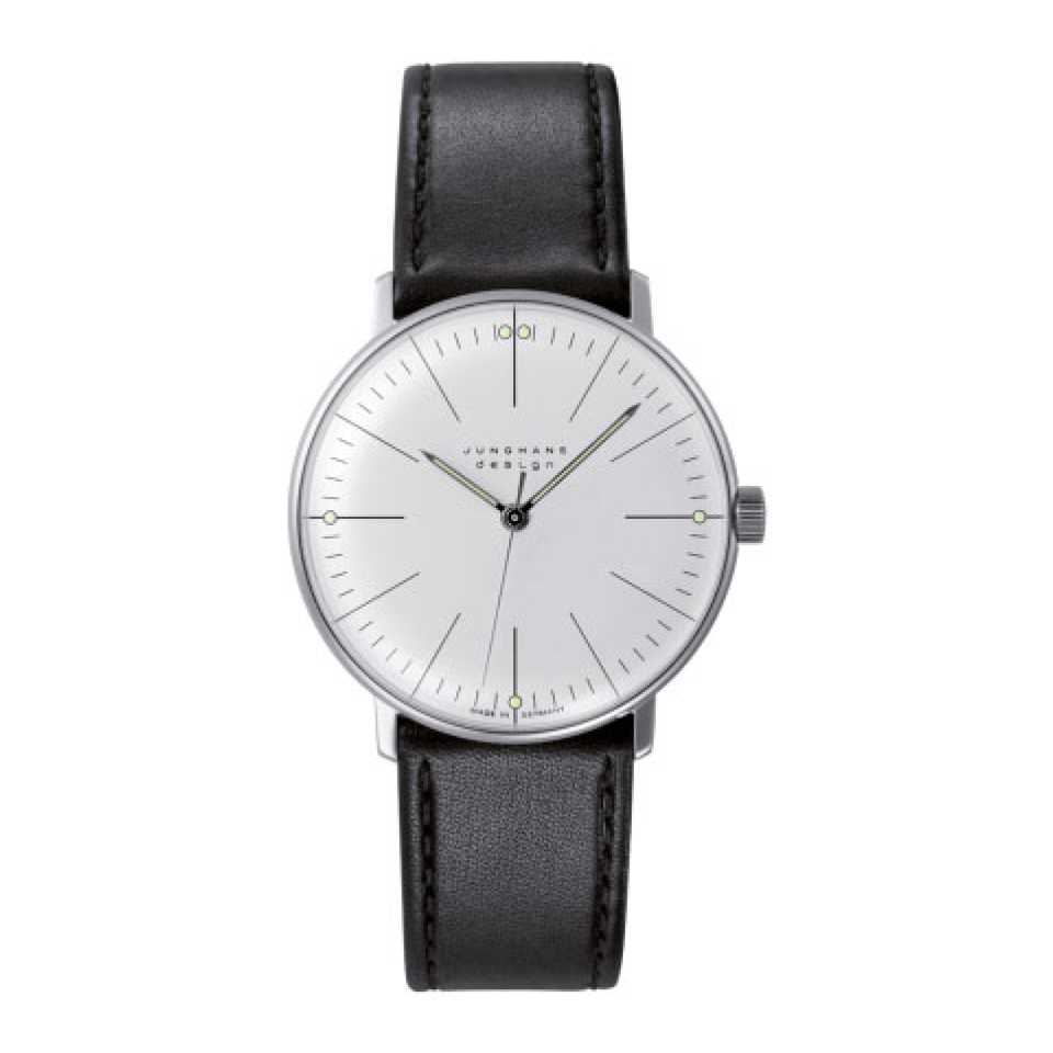 JUNGHANS - OROLOGIO MAX BILL HANDAUFZUG ZAFFIRO 027/3700.02