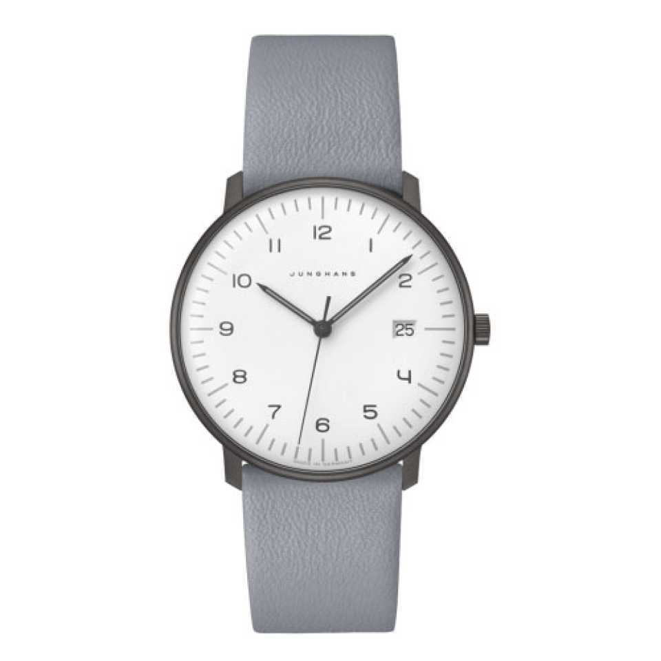 JUNGHANS - OROLOGIO MAX BILL QUARZ BIANCO / GRIGIO