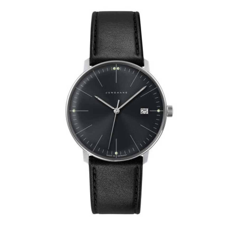 JUNGHANS -MAX BILL QUARTZ BLACK 38MM