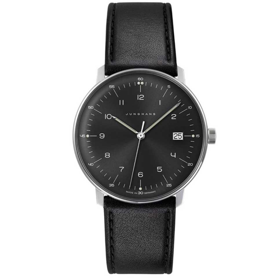 JUNGHANS - OROLOGIO MAX BILL QUARZ TOTAL BLACK