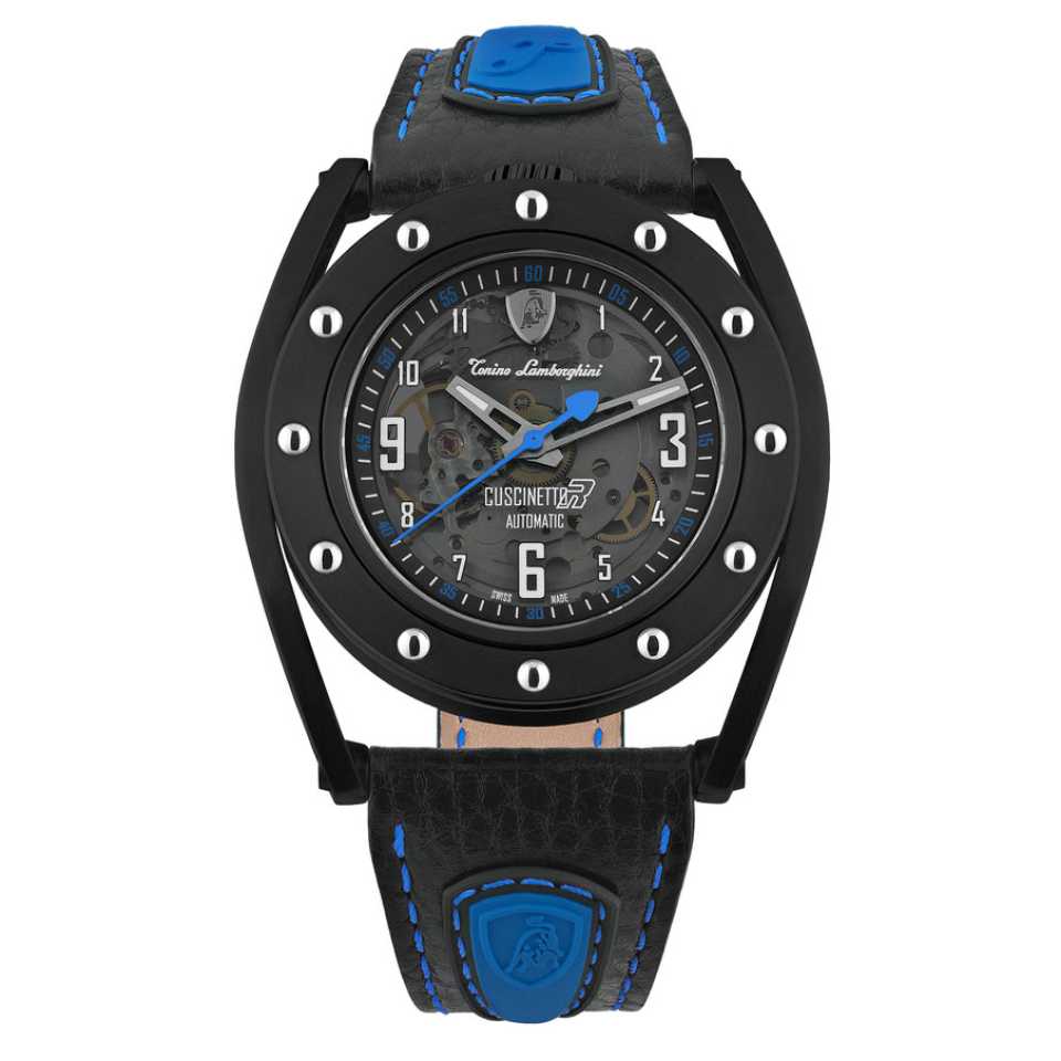 LAMBORGHINI - OROLOGIO CUSCINETTO NERO / AZZURRO