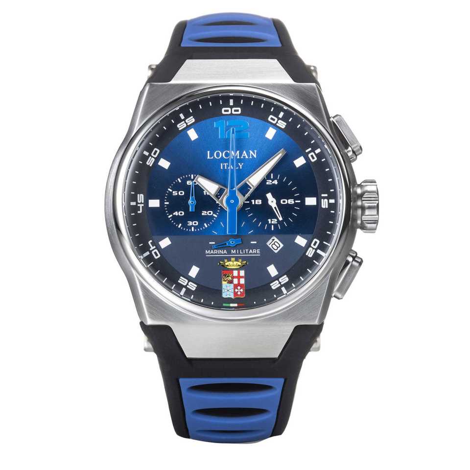 LOCMAN - OROLOGIO MARE CRONOGRAFO AL QUARZO MARINA MILITARE