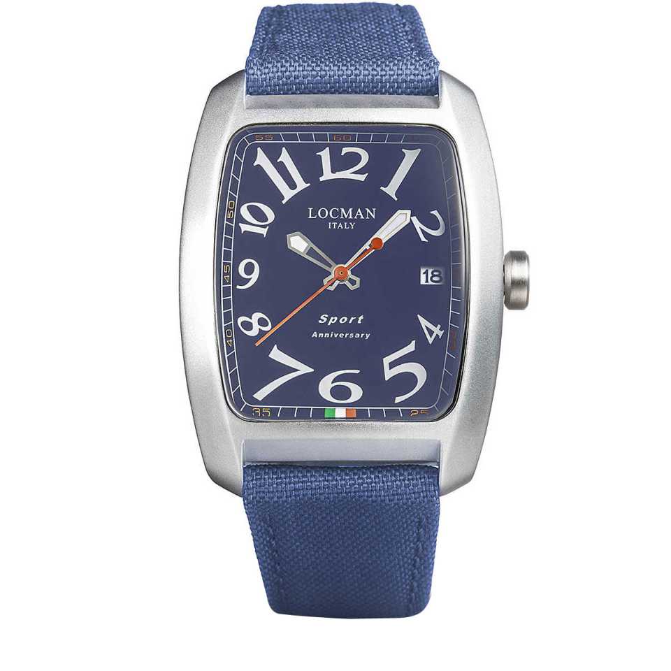 LOCMAN - OROLOGIO SPORT ANNIVERSARY CRONOGRAFO SOLO TEMPO AL QUARZO BLU