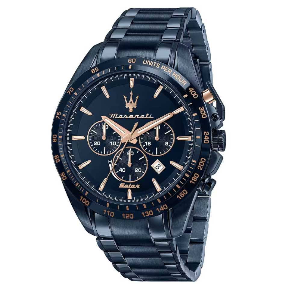 MASERATI - OROLOGIO SOLAR BLUE R8873649001