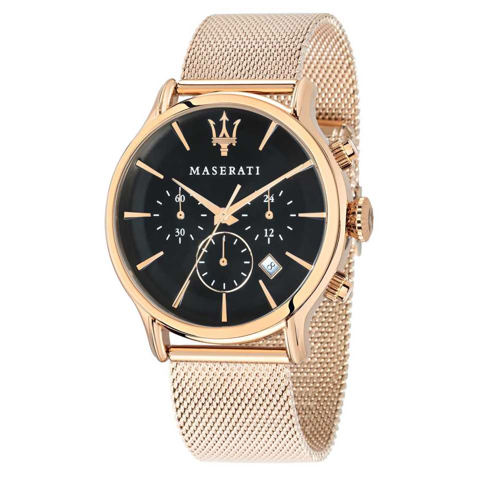 MASERATI - OROLOGIO CRONOGRAFO EPOCA ORO ROSA