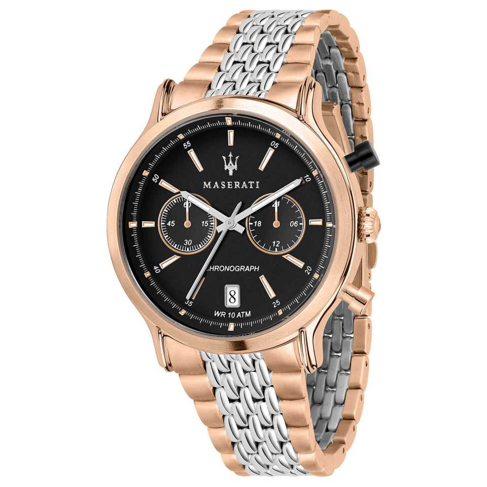 MASERATI - OROLOGIO CRONOGRAFO LEGEND BICOLORE