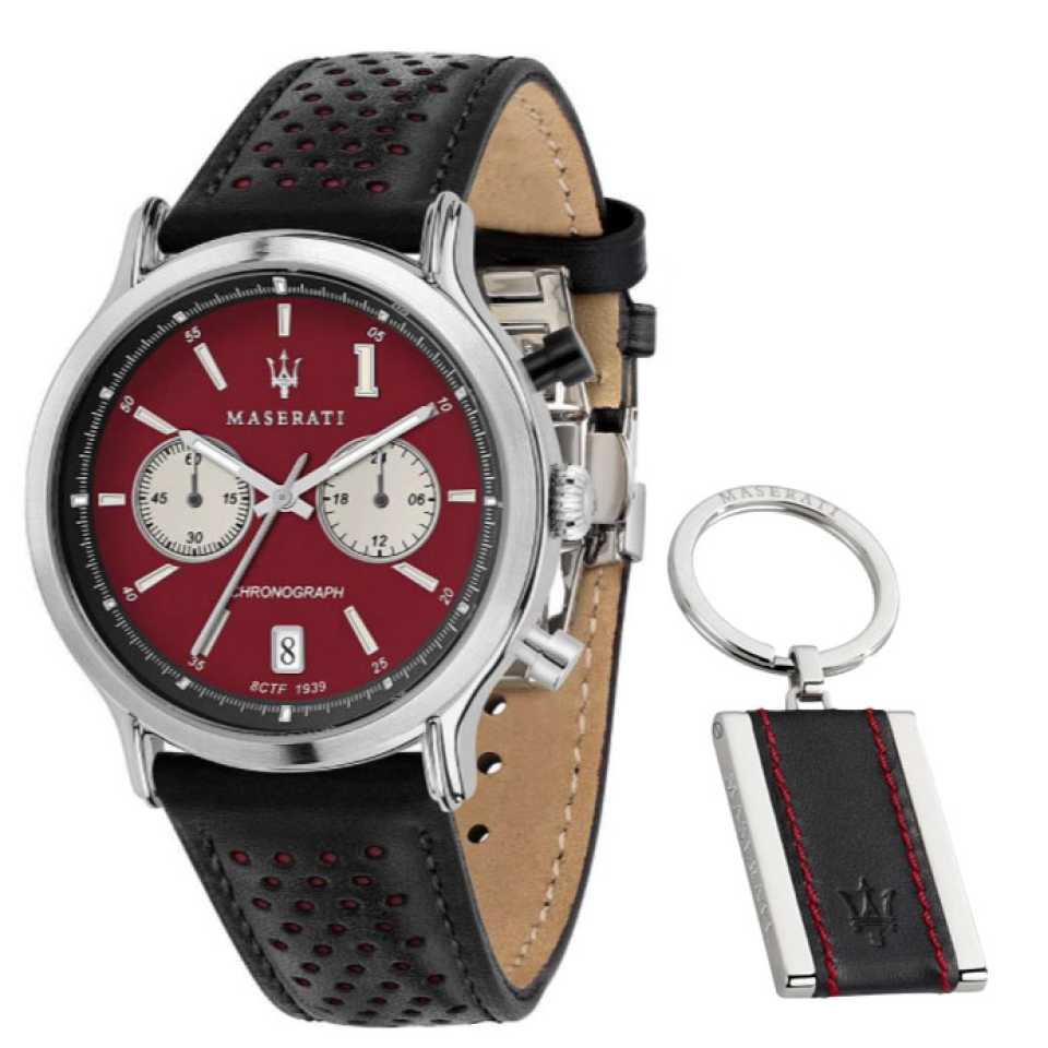 MASERATI - OROLOGIO LEGEND + PORTACHIAVI