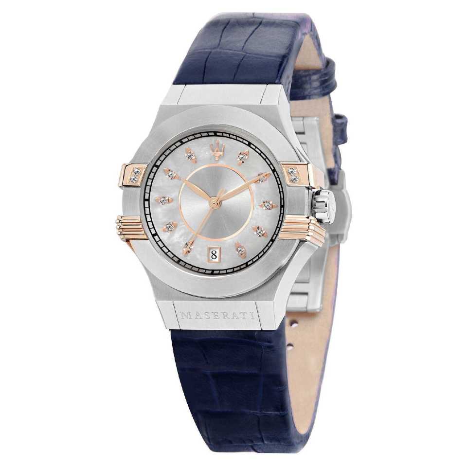 MASERATI - OROLOGIO POTENZA DONNA ARGENTO